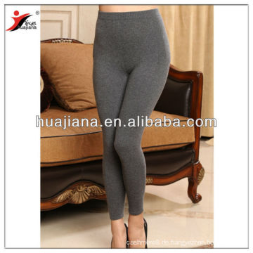 Fashion nahtlose Ebene stricken Frauen Cashmere legging